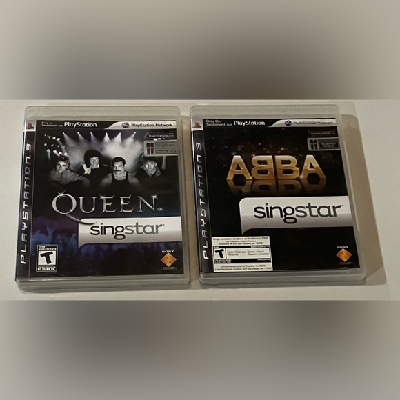 Sony PlayStation 3 SingStar Queen and ABBA 2 boxed disc Bundle - Picture 1 of 8